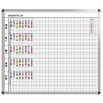 Klassen-Plantafel, 10 Stunden Mo-Fr, für 30 Klassen, 103x137 cm, 